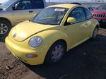 1999 Volkswagen New Beetle Gls Yellow vin: 3VWCA21C1XM438707