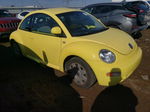 1999 Volkswagen New Beetle Gls Yellow vin: 3VWCA21C1XM438707