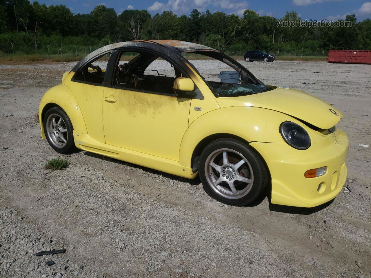 1999 Volkswagen New Beetle Gls Желтый vin: 3VWCA21C5XM432649