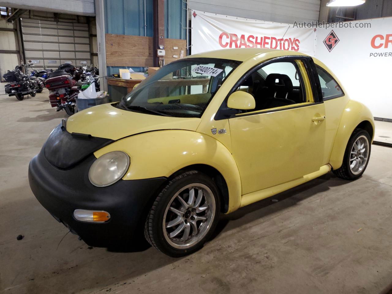 1999 Volkswagen New Beetle Gls Yellow vin: 3VWCA21C8XM435240