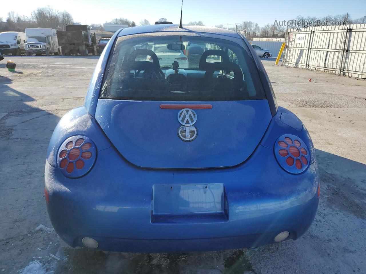 1999 Volkswagen New Beetle Gls Blue vin: 3VWCA21C8XM452622