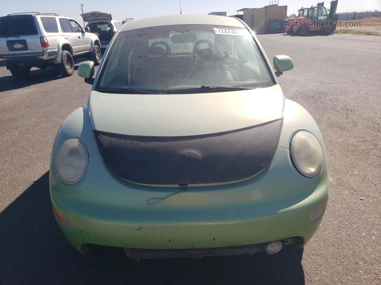 1999 Volkswagen New Beetle Gls Green vin: 3VWCA21C9XM435358