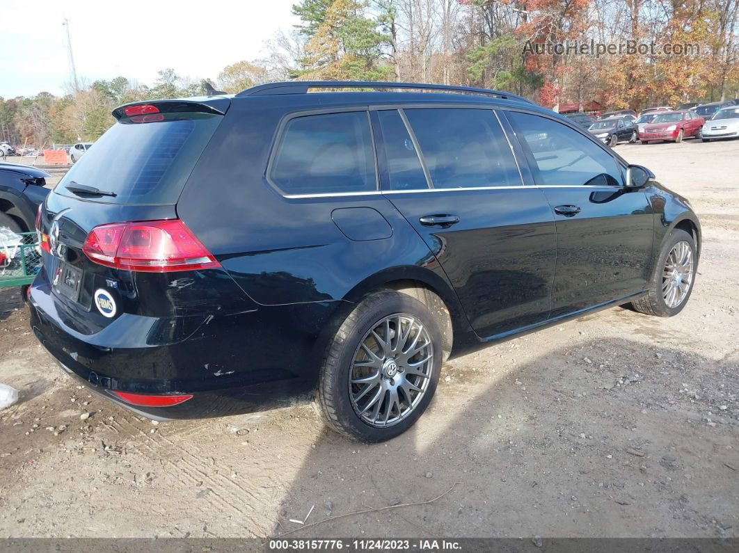 2015 Volkswagen Golf Sportwagen Tdi S 4-door Черный vin: 3VWCA7AU1FM505844