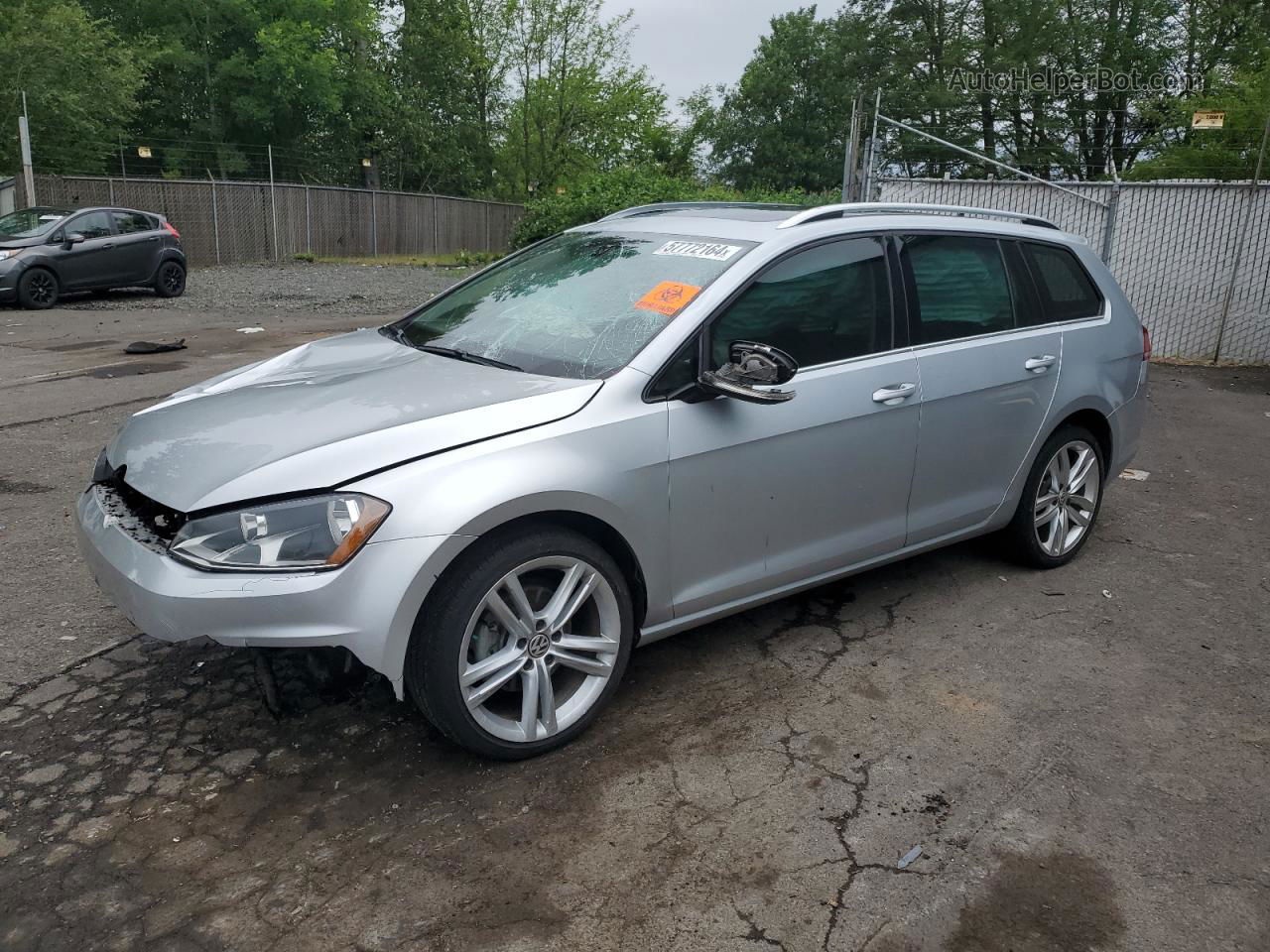 2015 Volkswagen Golf Sportwagen Tdi S Silver vin: 3VWCA7AU1FM509327