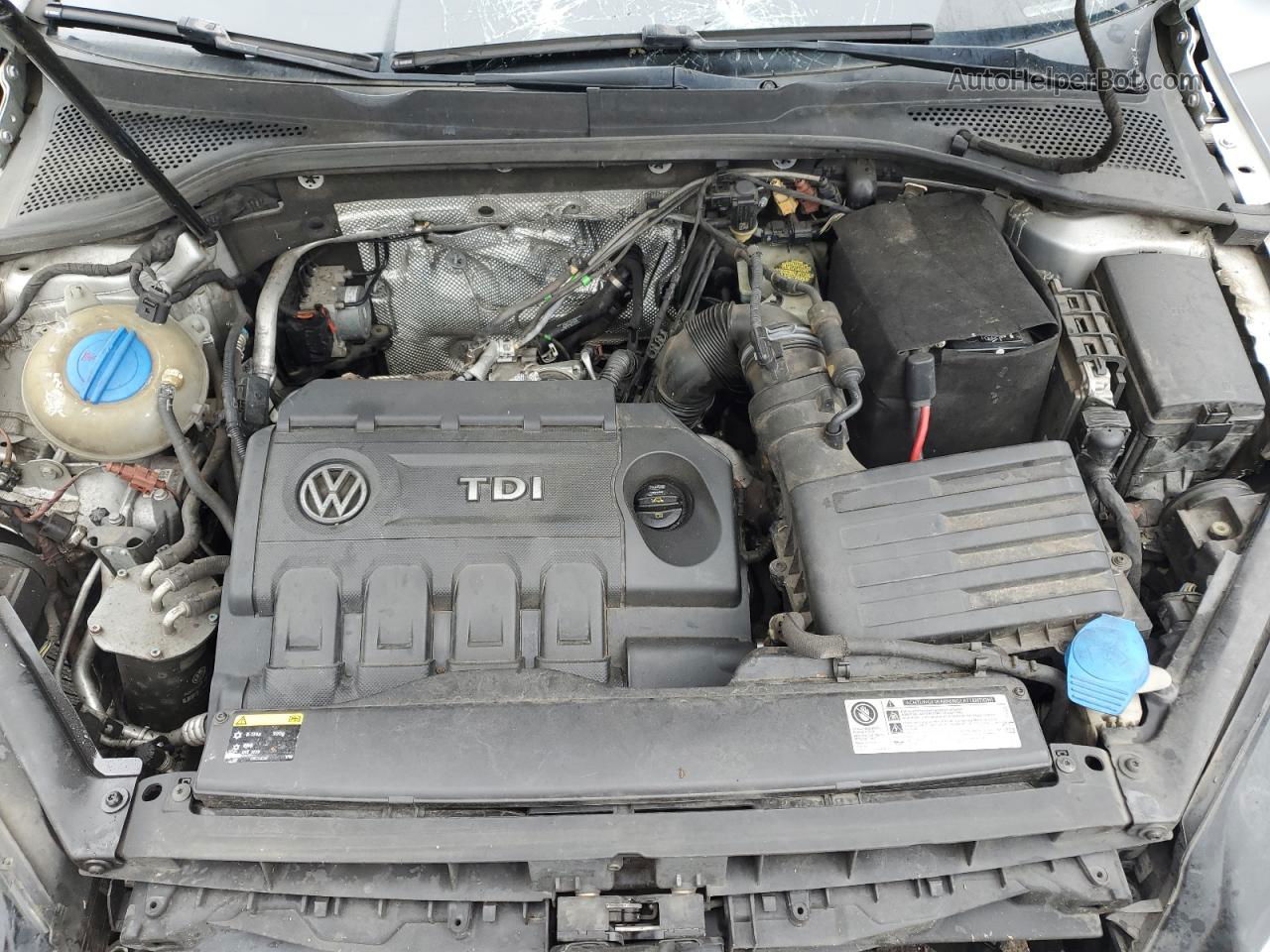 2015 Volkswagen Golf Sportwagen Tdi S Серебряный vin: 3VWCA7AU1FM509327