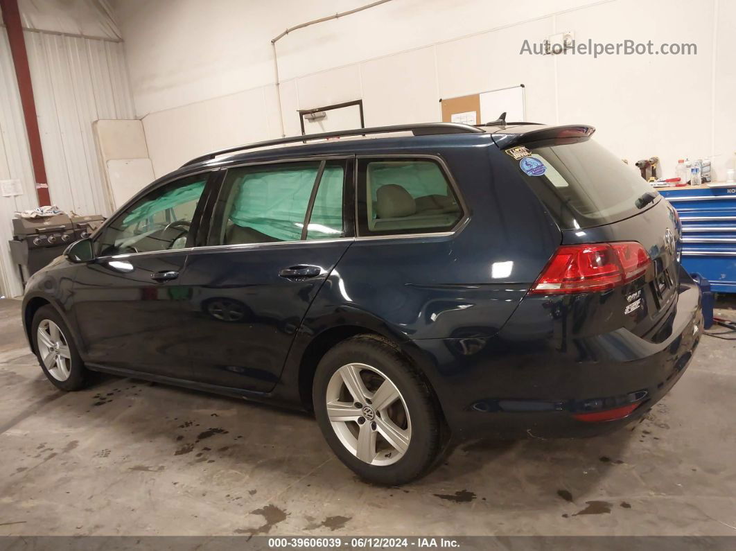 2015 Volkswagen Golf Sportwagen Tdi S 4-door Blue vin: 3VWCA7AU1FM509571