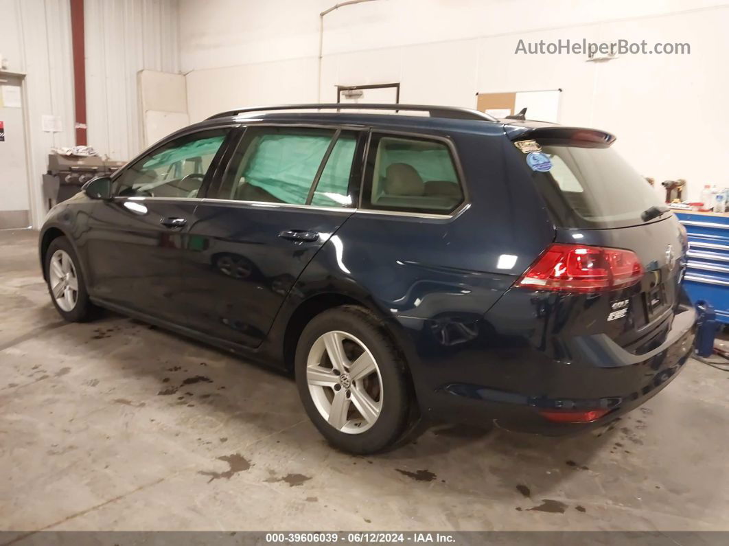 2015 Volkswagen Golf Sportwagen Tdi S 4-door Blue vin: 3VWCA7AU1FM509571