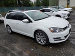 2015 Volkswagen Golf Sportwagen Tdi S White vin: 3VWCA7AU1FM513085