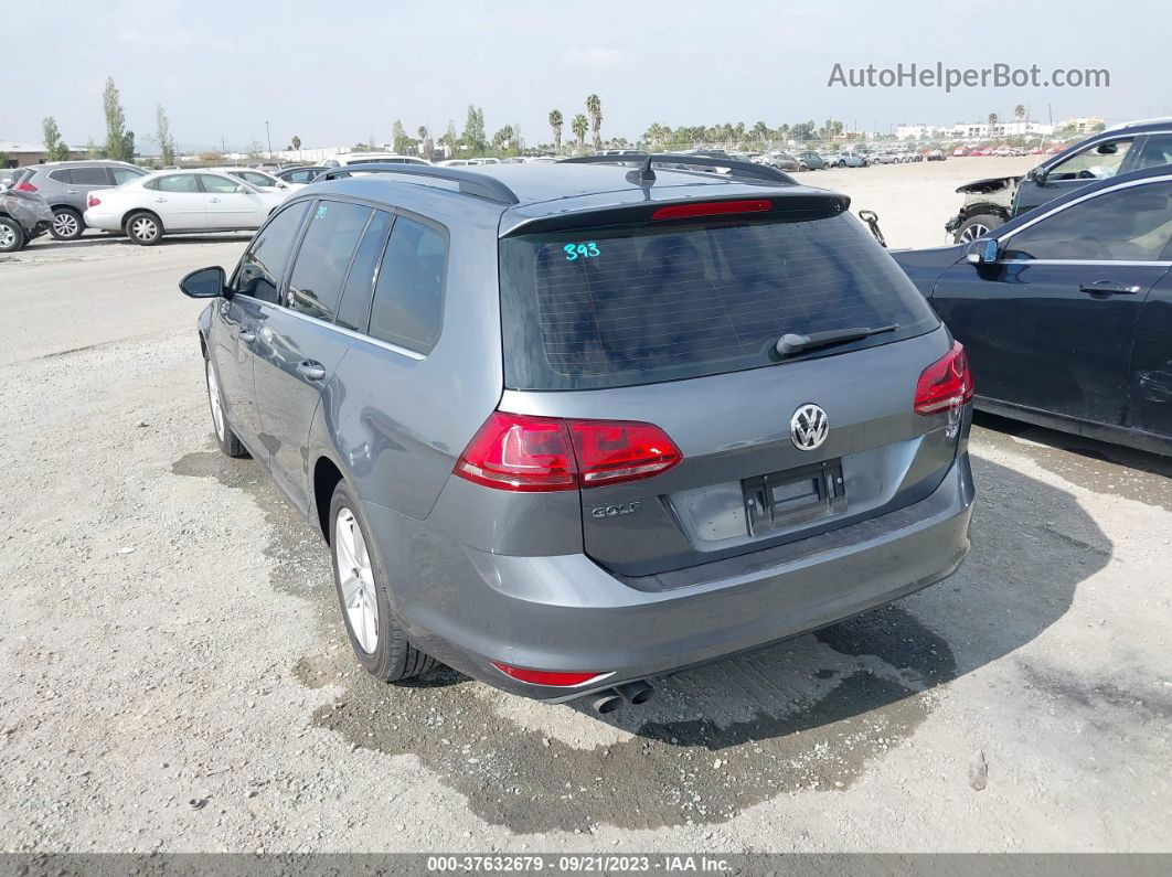 2015 Volkswagen Golf Sportwagen Tdi S Gray vin: 3VWCA7AU1FM515628