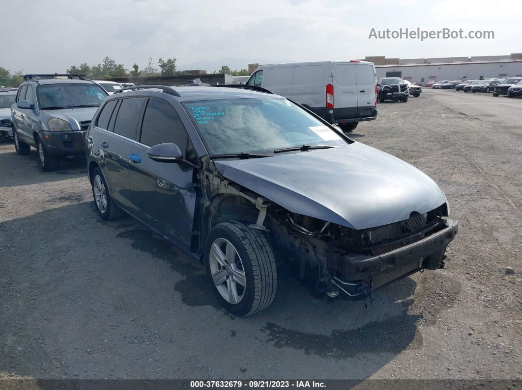 2015 Volkswagen Golf Sportwagen Tdi S Gray vin: 3VWCA7AU1FM515628