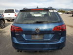 2015 Volkswagen Golf Sportwagen Tdi S Blue vin: 3VWCA7AU2FM502970