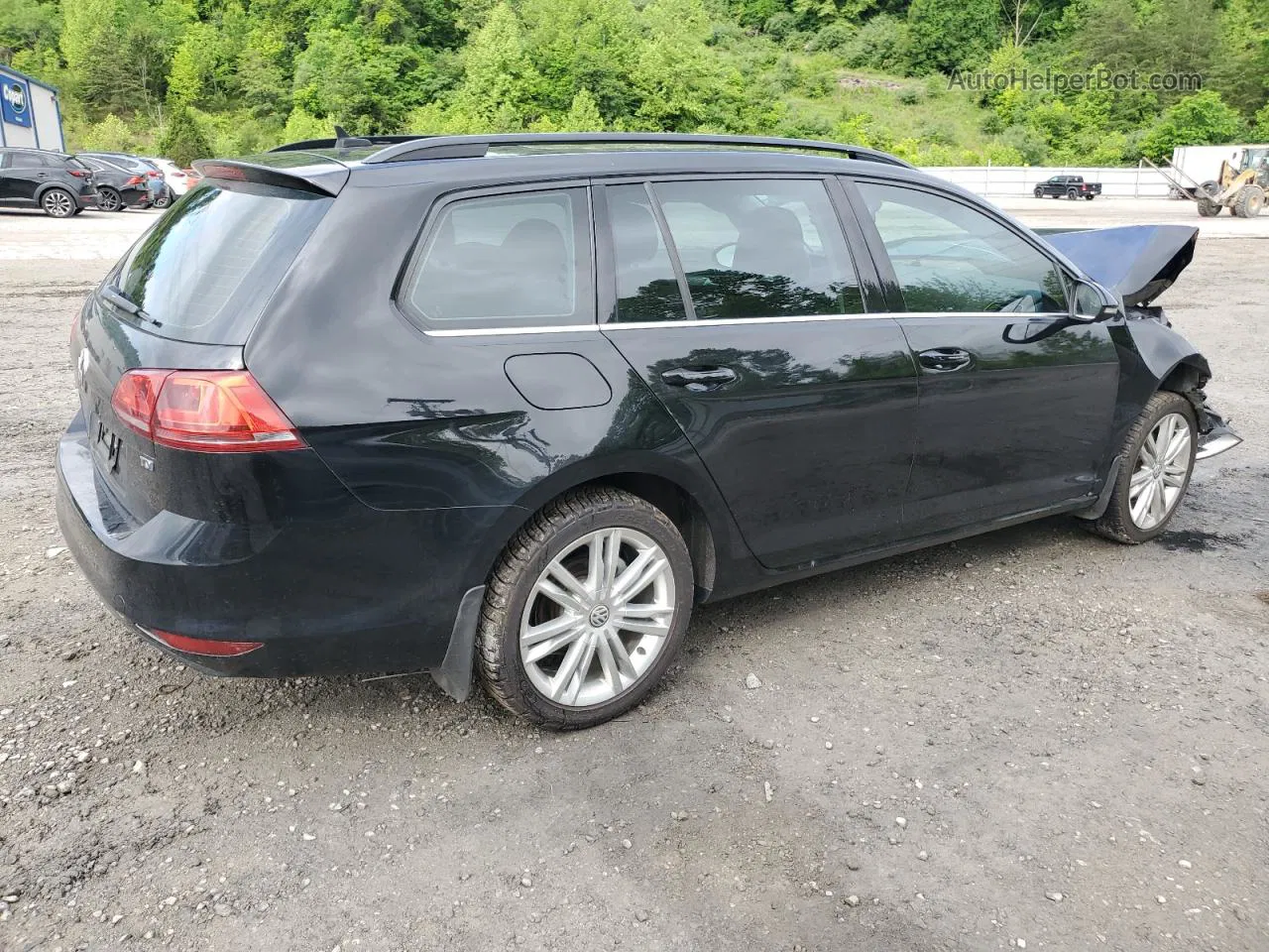 2015 Volkswagen Golf Sportwagen Tdi S Black vin: 3VWCA7AU2FM504654