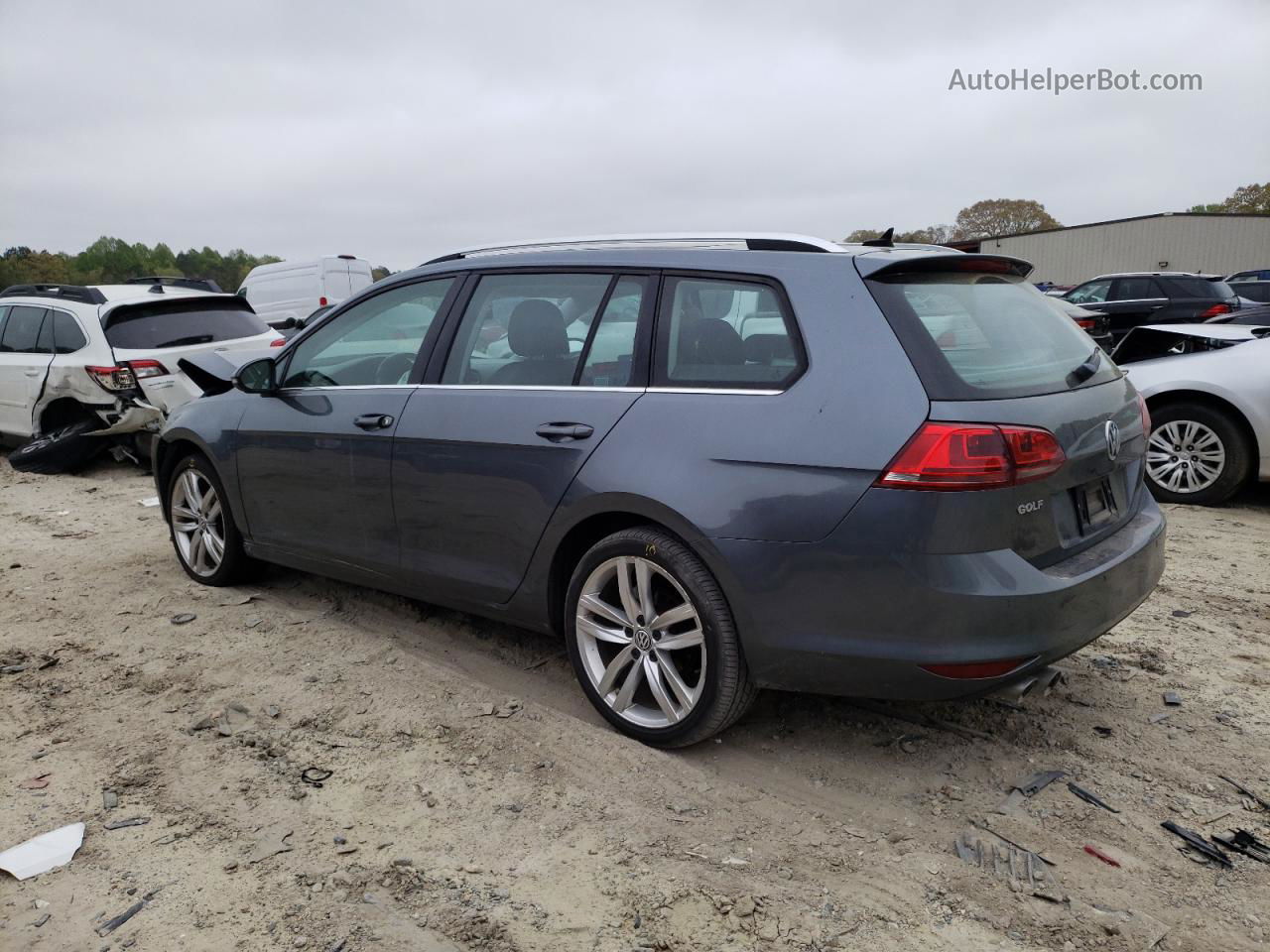 2015 Volkswagen Golf Sportwagen Tdi S Gray vin: 3VWCA7AU2FM511619