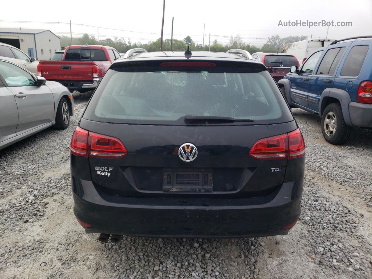 2015 Volkswagen Golf Sportwagen Tdi S Black vin: 3VWCA7AU4FM500380