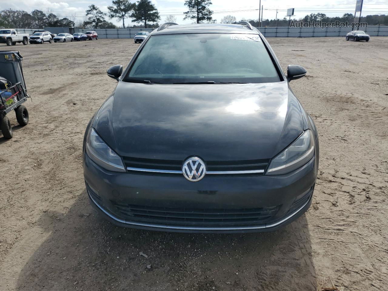 2015 Volkswagen Golf Sportwagen Tdi S Black vin: 3VWCA7AU4FM511976