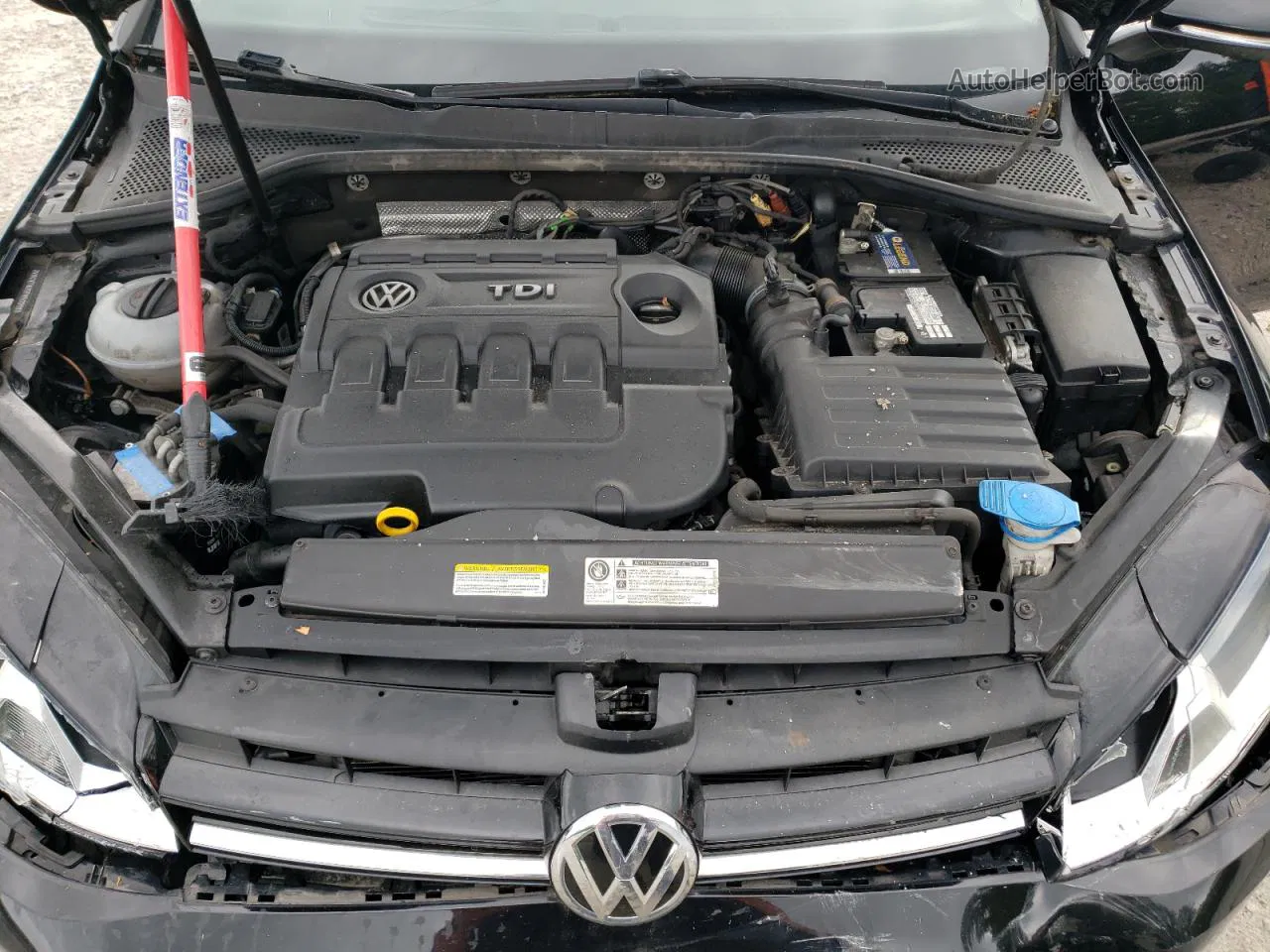 2015 Volkswagen Golf Sportwagen Tdi S Черный vin: 3VWCA7AU5FM503983