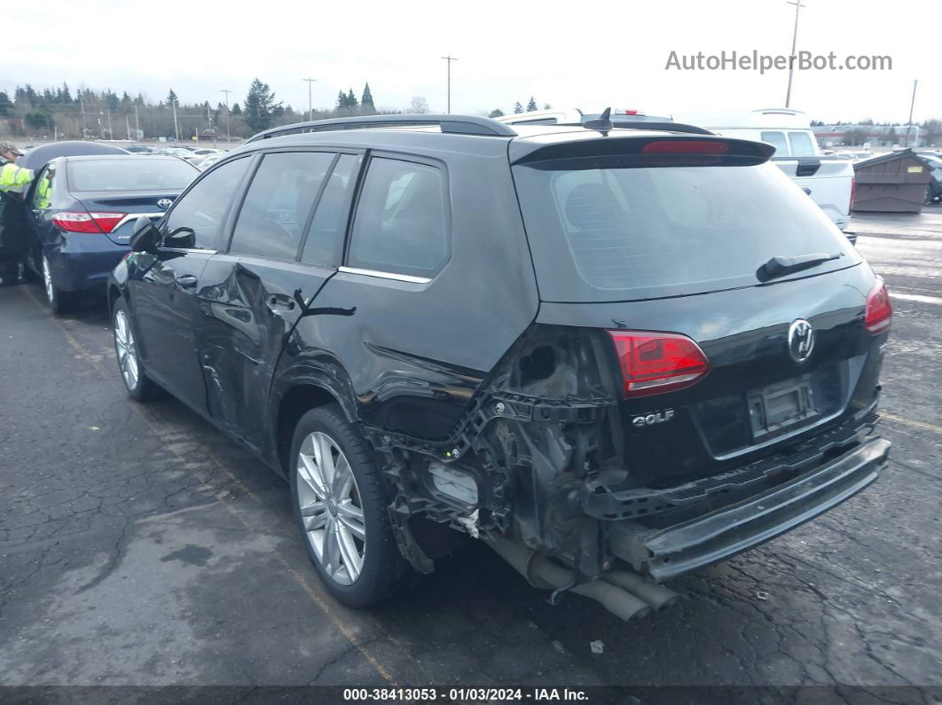 2015 Volkswagen Golf Sportwagen Tdi S 4-door/tdi Se 4-door/tdi Sel 4-door Black vin: 3VWCA7AU5FMS18121