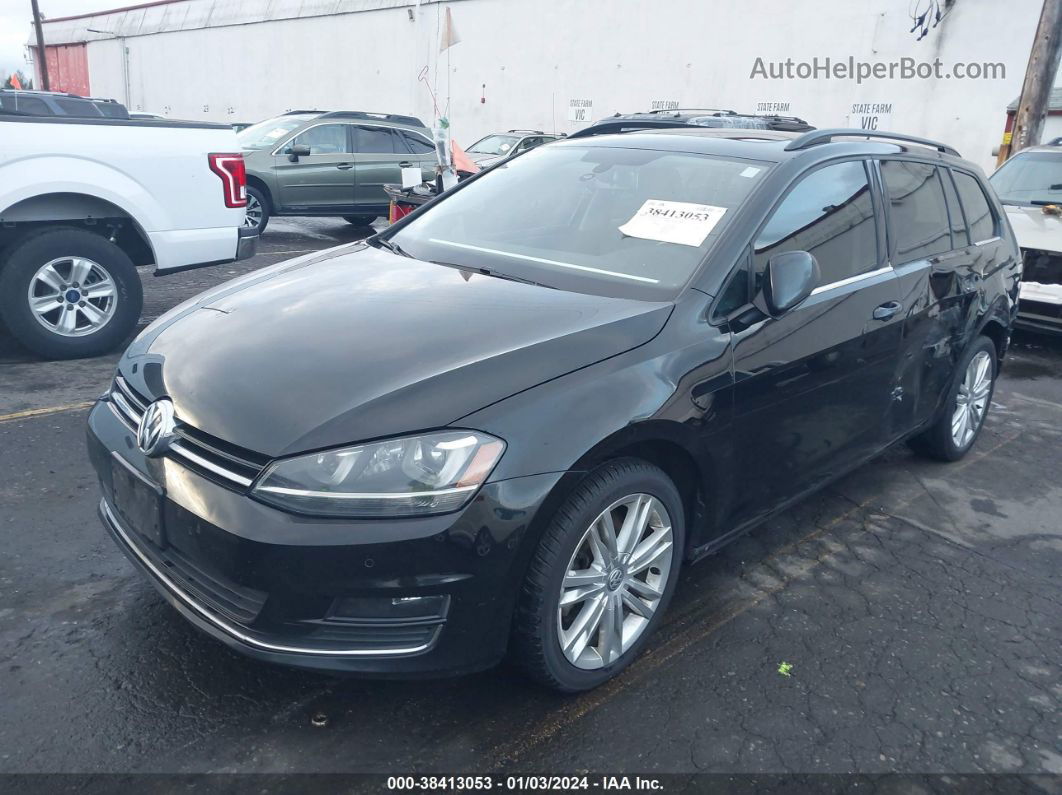 2015 Volkswagen Golf Sportwagen Tdi S 4-door/tdi Se 4-door/tdi Sel 4-door Черный vin: 3VWCA7AU5FMS18121