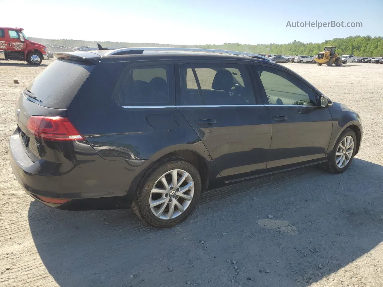 2015 Volkswagen Golf Sportwagen Tdi S Black vin: 3VWCA7AU7FM500972