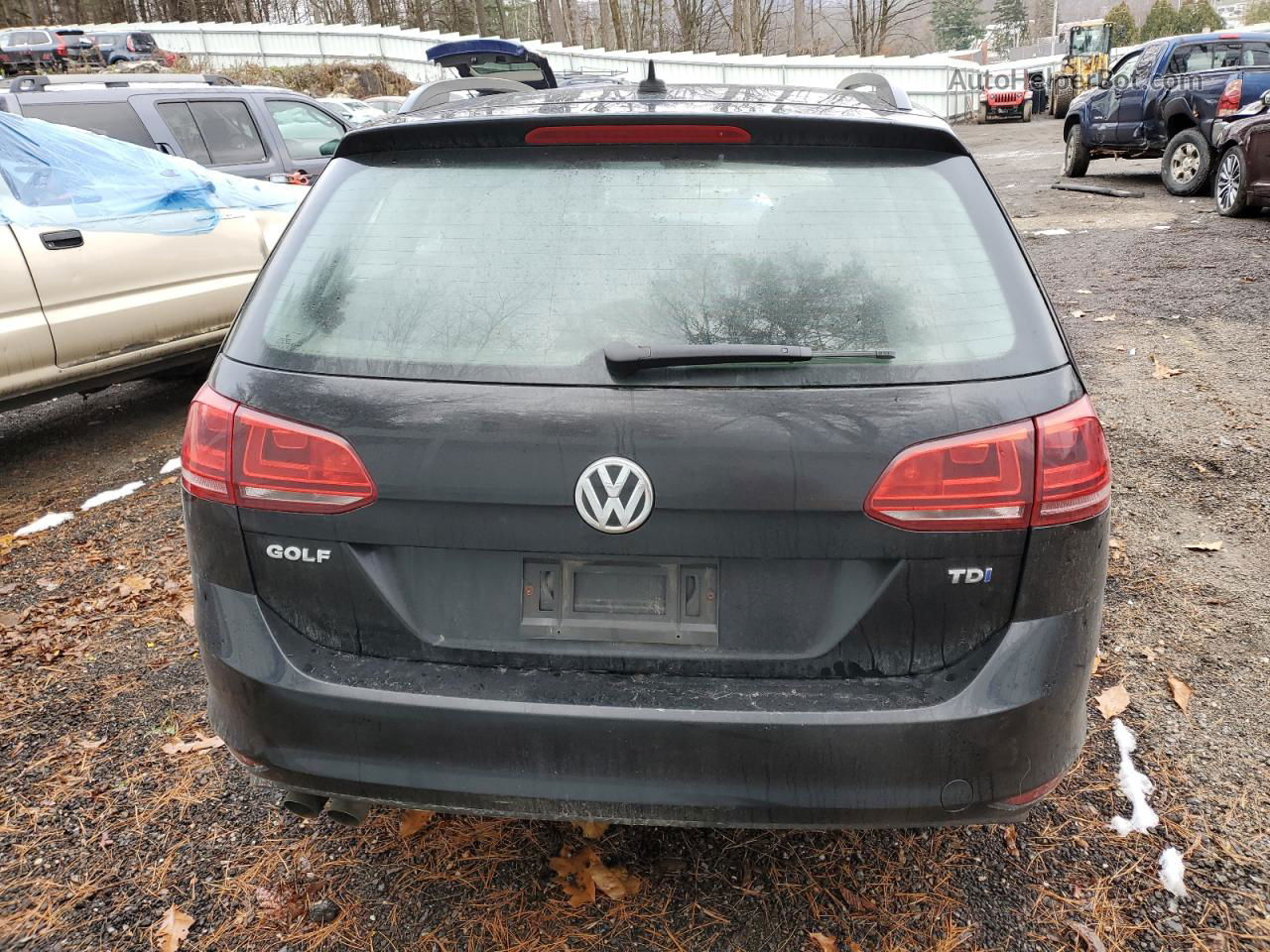 2015 Volkswagen Golf Sportwagen Tdi S Black vin: 3VWCA7AU7FM510482