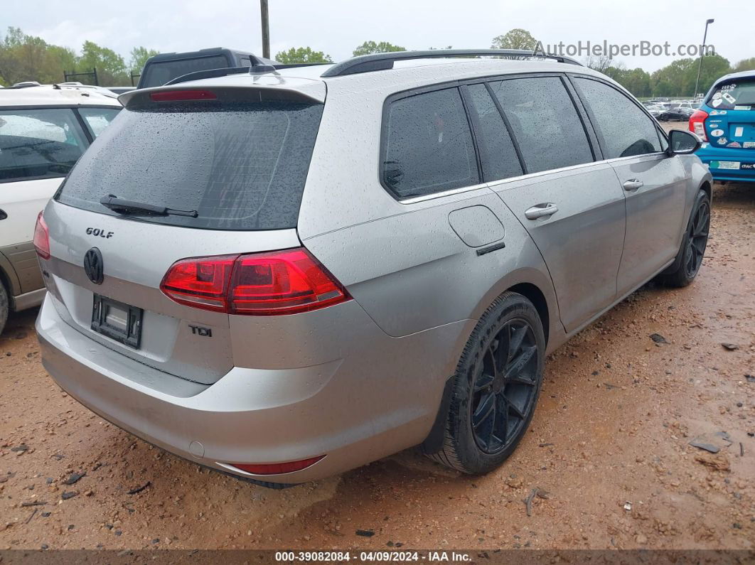 2015 Volkswagen Golf Sportwagen Tdi S 4-door Gray vin: 3VWCA7AU7FM512698