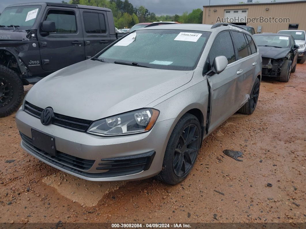 2015 Volkswagen Golf Sportwagen Tdi S 4-door Gray vin: 3VWCA7AU7FM512698