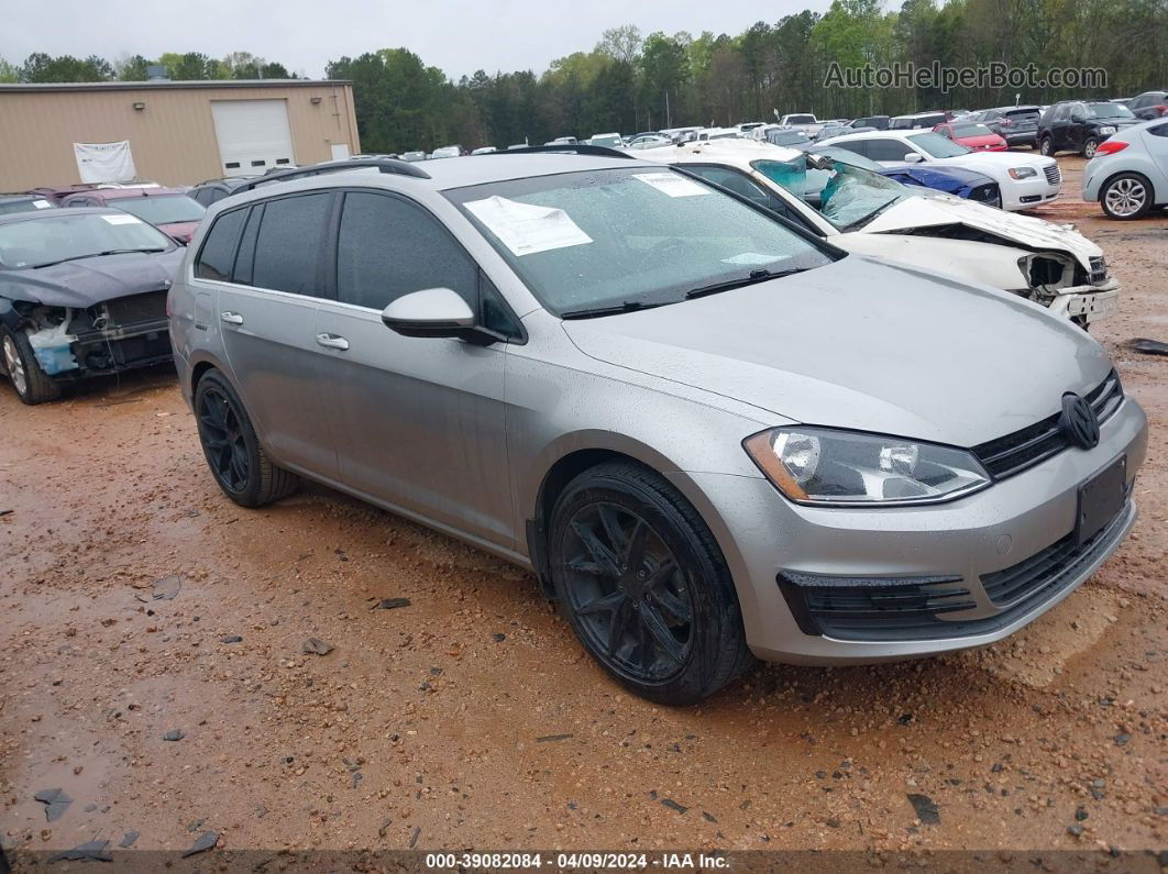 2015 Volkswagen Golf Sportwagen Tdi S 4-door Gray vin: 3VWCA7AU7FM512698