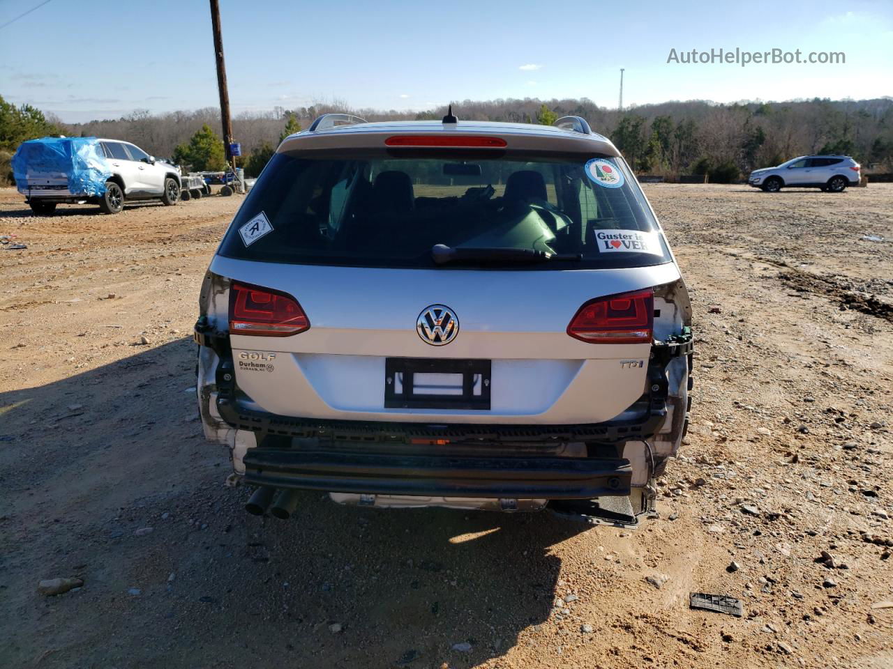 2015 Volkswagen Golf Sportwagen Tdi S Серебряный vin: 3VWCA7AU7FM514807