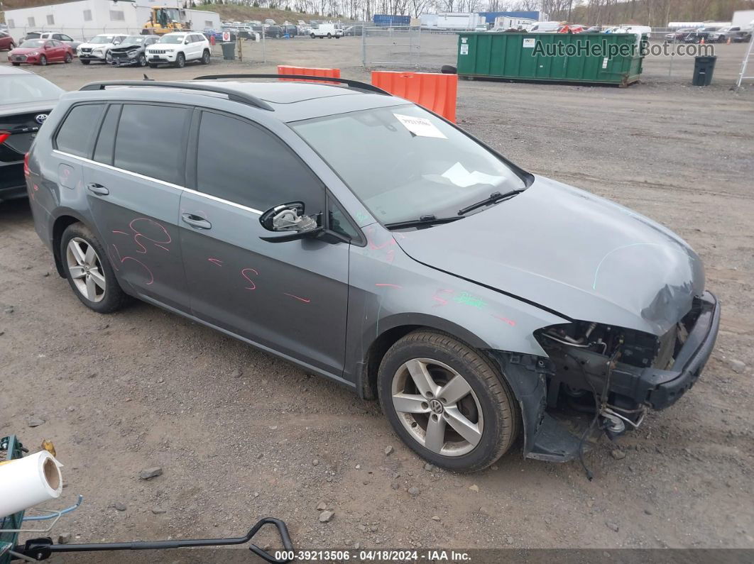 2015 Volkswagen Golf Sportwagen Tdi Se 4-door Gray vin: 3VWCA7AU9FM514937