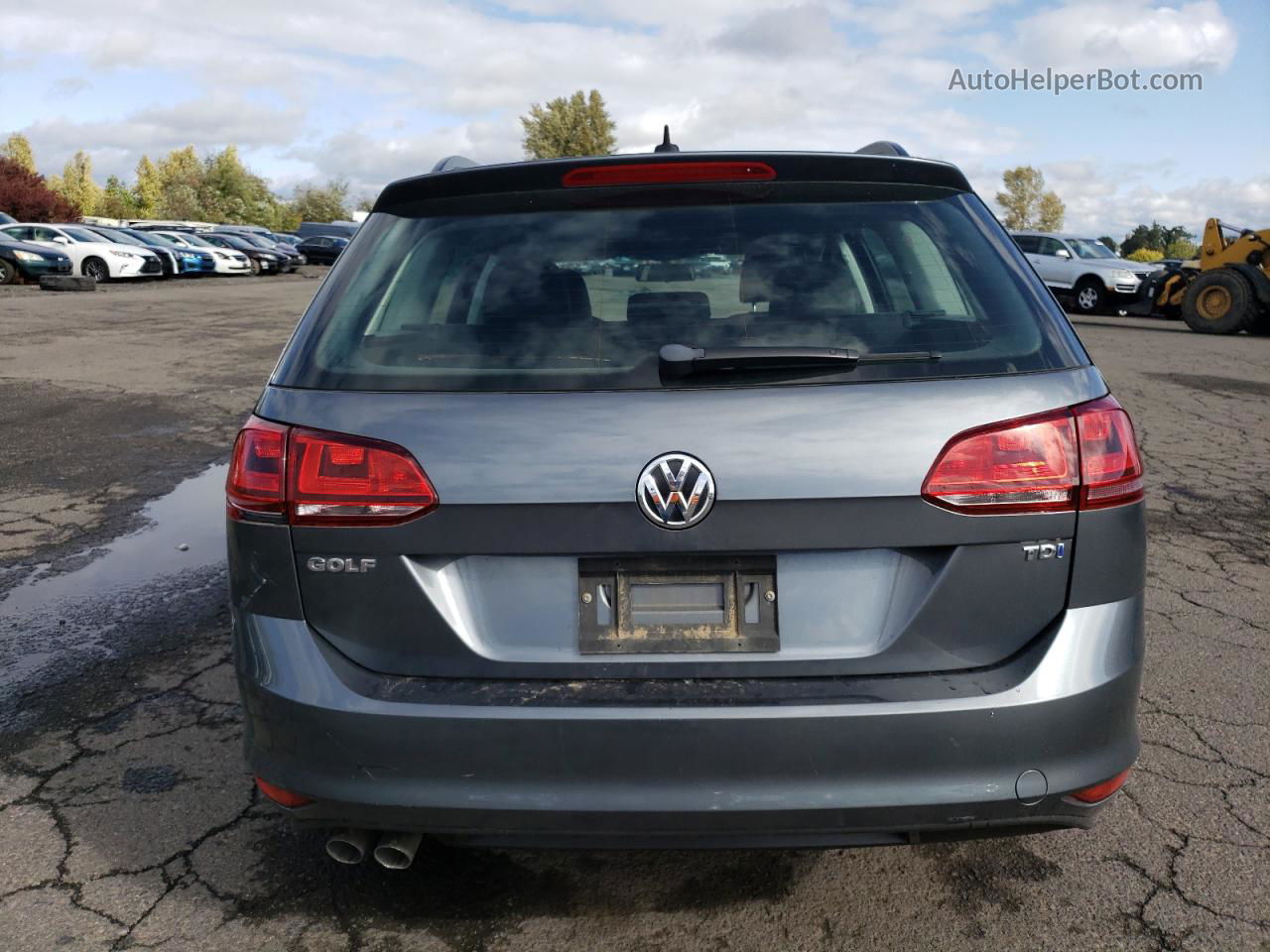 2015 Volkswagen Golf Sportwagen Tdi S Gray vin: 3VWCA7AUXFM512520