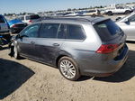 2015 Volkswagen Golf Sportwagen Tdi S Gray vin: 3VWCA7AUXFM520147