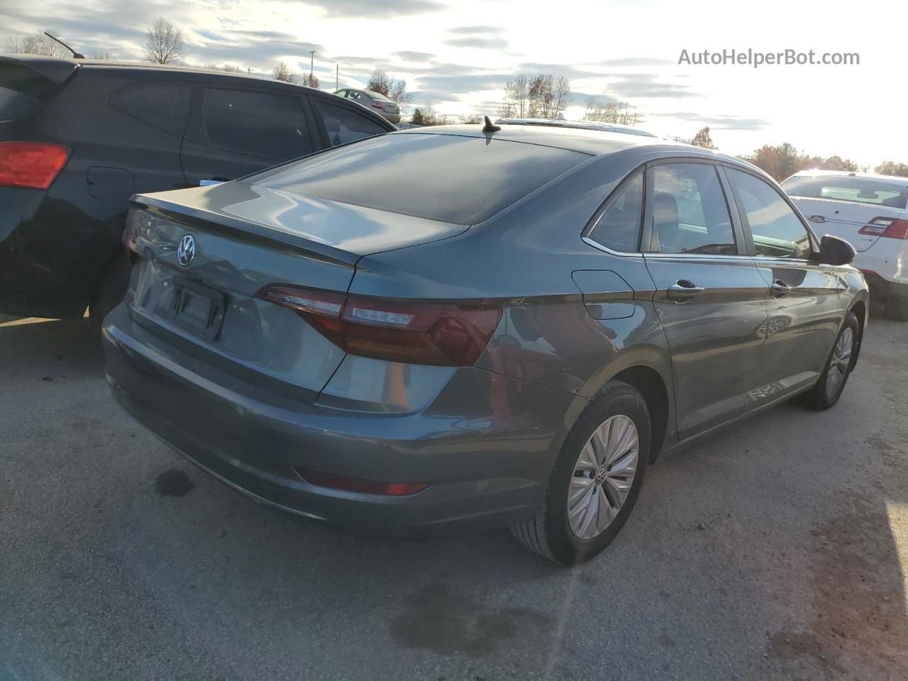 2019 Volkswagen Jetta S Silver vin: 3VWCB7BU0KM128803