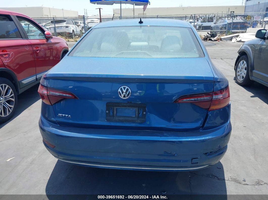 2019 Volkswagen Jetta 1.4t R-line/1.4t S/1.4t Se Синий vin: 3VWCB7BU0KM221787