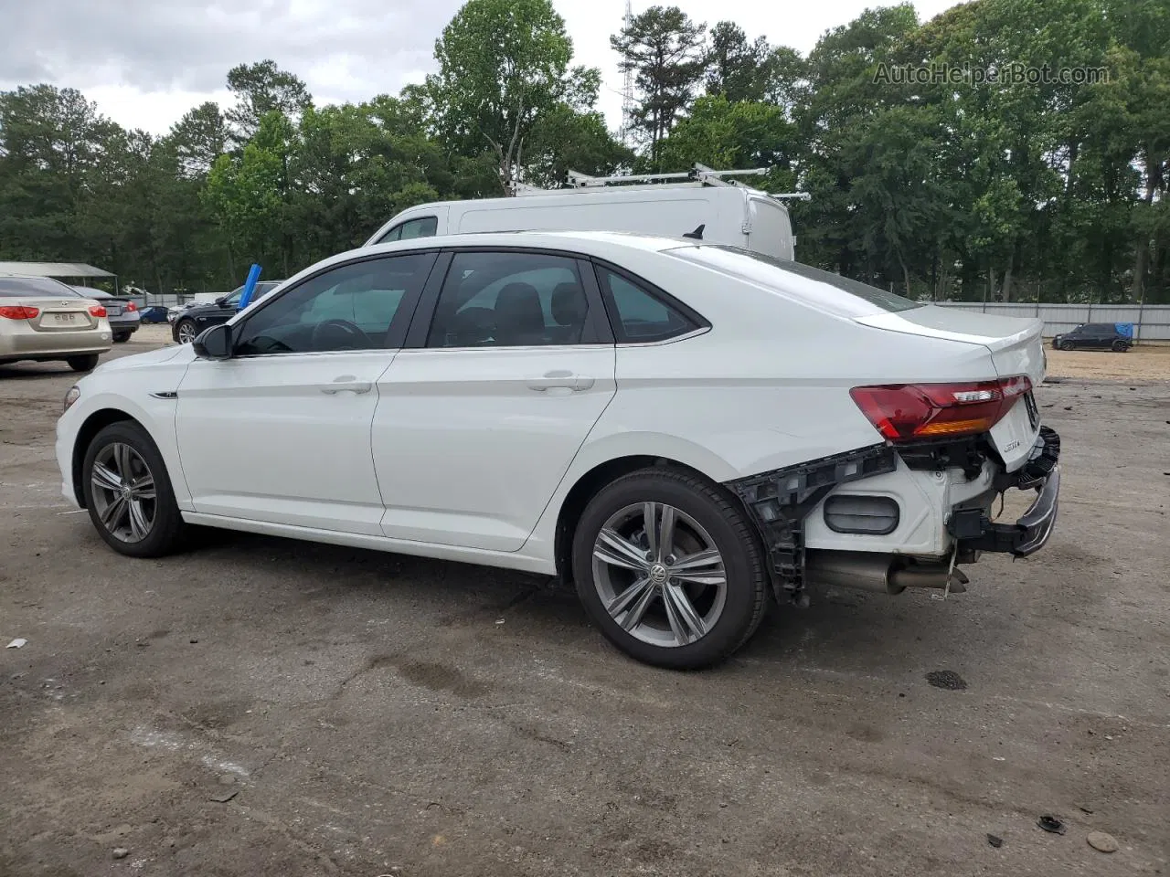 2019 Volkswagen Jetta S Белый vin: 3VWCB7BU0KM241411