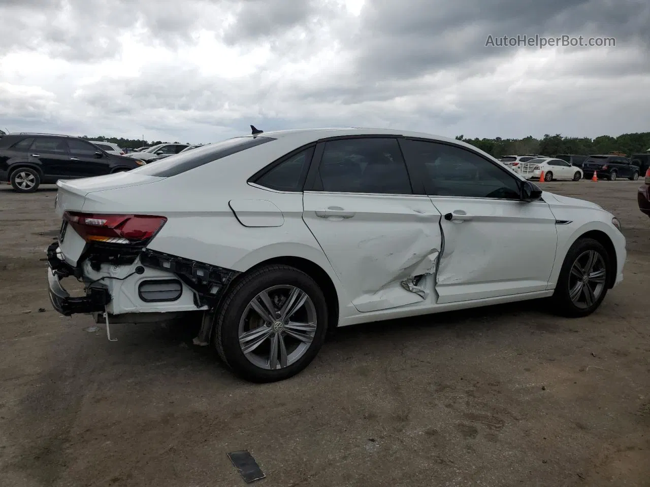 2019 Volkswagen Jetta S White vin: 3VWCB7BU0KM241411