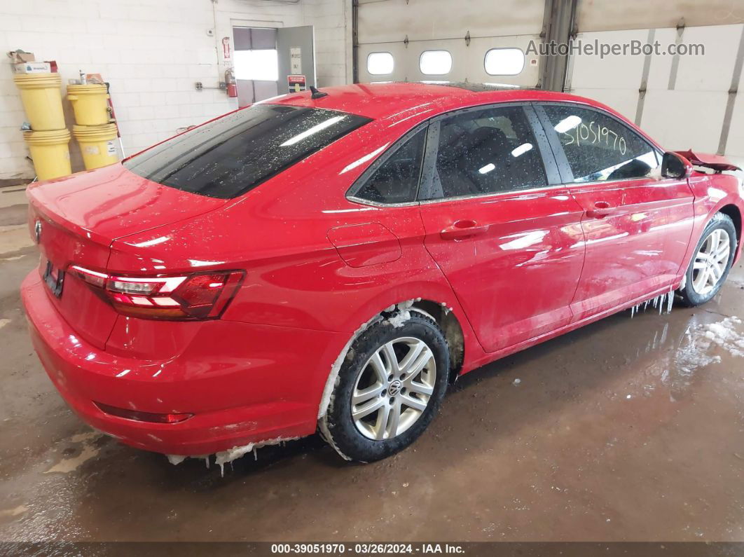 2019 Volkswagen Jetta 1.4t R-line/1.4t S/1.4t Se Красный vin: 3VWCB7BU1KM158392