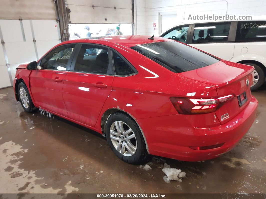 2019 Volkswagen Jetta 1.4t R-line/1.4t S/1.4t Se Red vin: 3VWCB7BU1KM158392