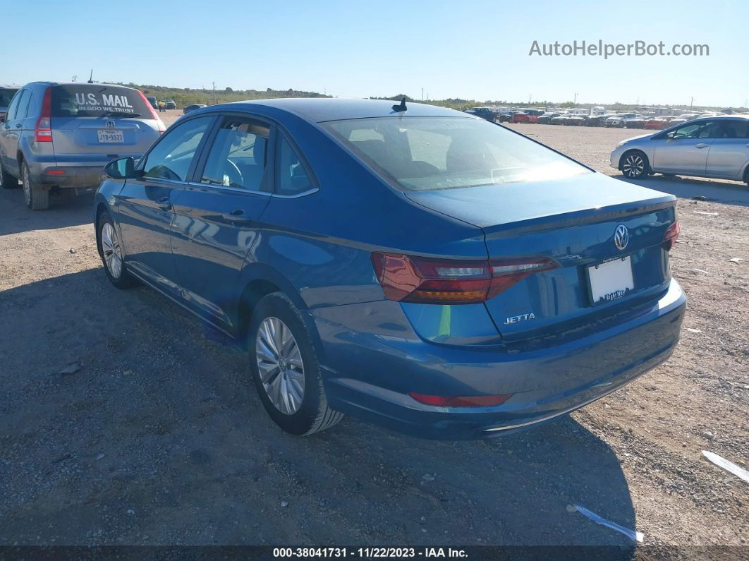 2019 Volkswagen Jetta 1.4t R-line/1.4t S/1.4t Se Blue vin: 3VWCB7BU1KM170266