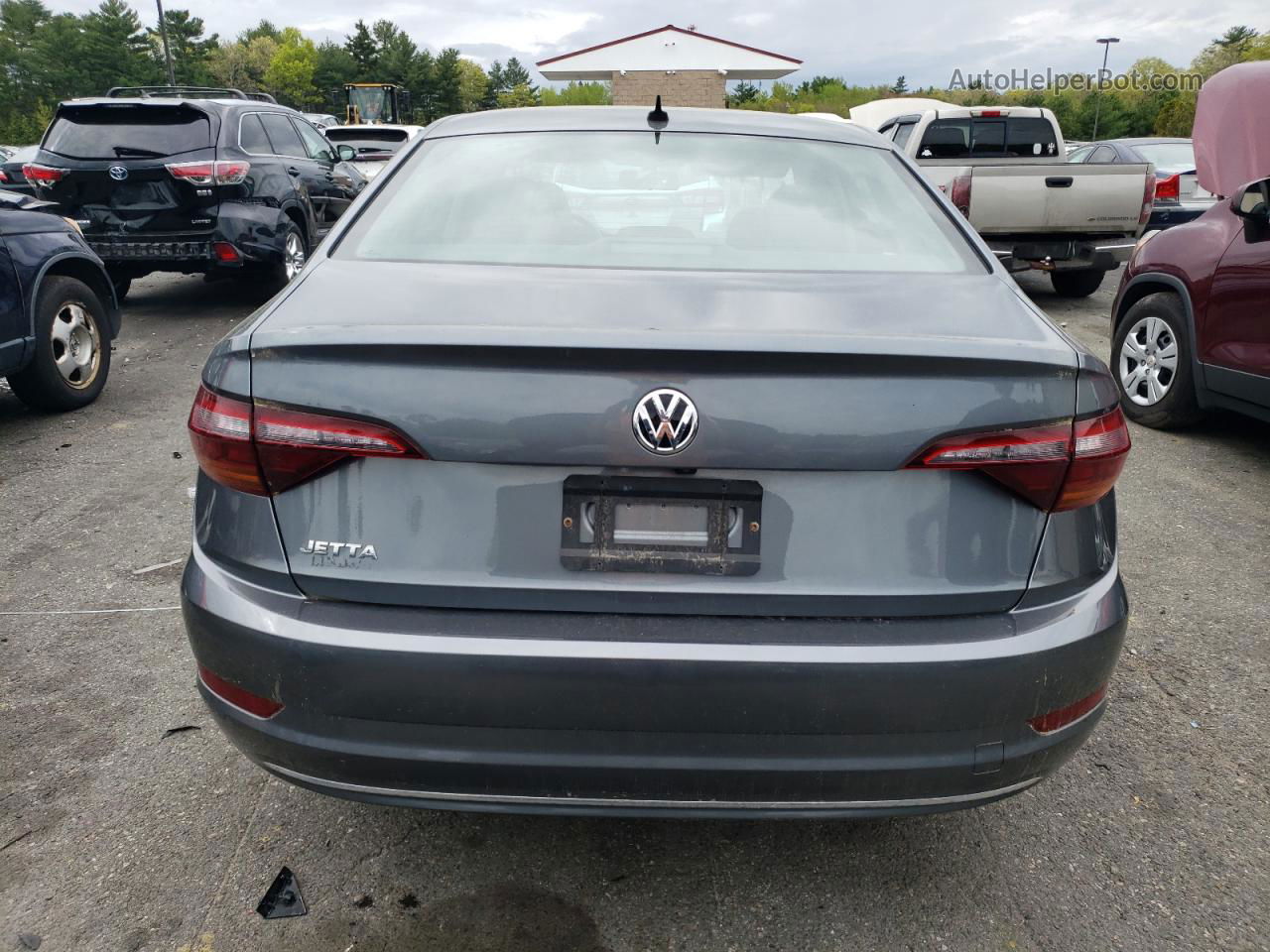 2019 Volkswagen Jetta S Gray vin: 3VWCB7BU1KM204691