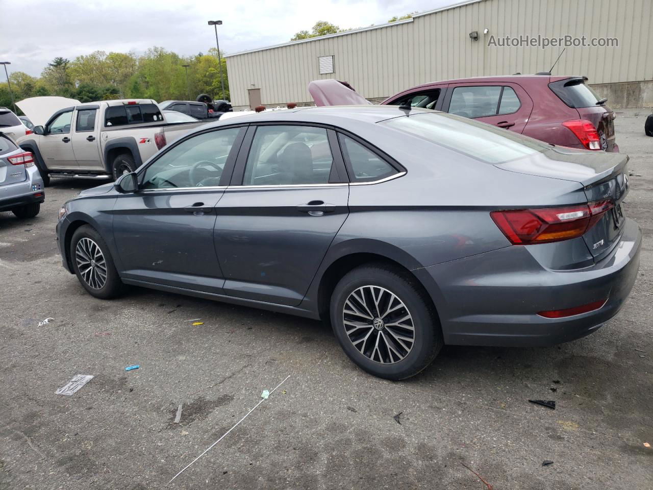 2019 Volkswagen Jetta S Gray vin: 3VWCB7BU1KM204691