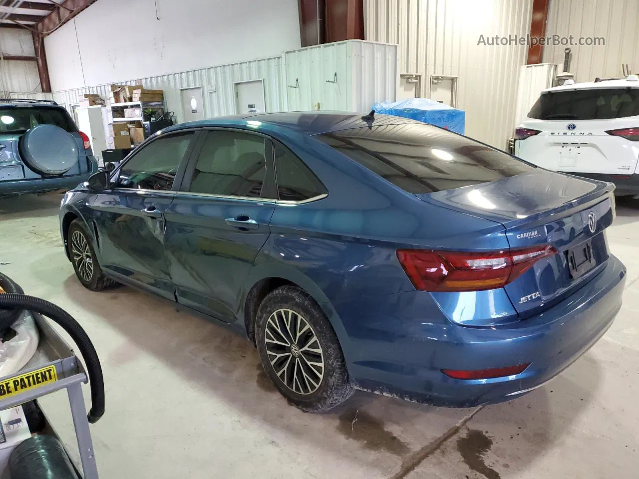 2019 Volkswagen Jetta S Blue vin: 3VWCB7BU1KM206621