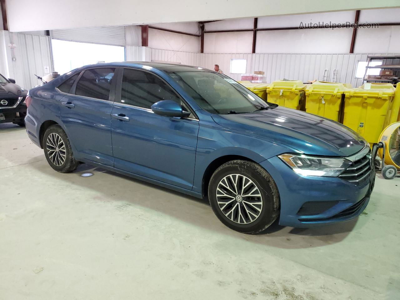 2019 Volkswagen Jetta S Blue vin: 3VWCB7BU1KM206621