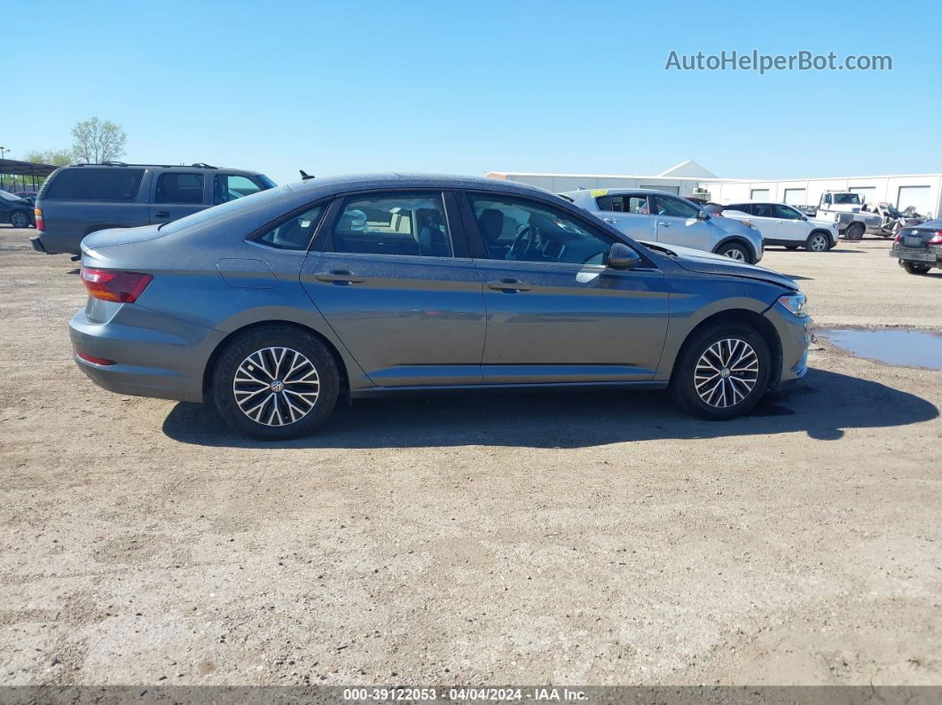 2019 Volkswagen Jetta 1.4t R-line/1.4t S/1.4t Se Gray vin: 3VWCB7BU1KM232667