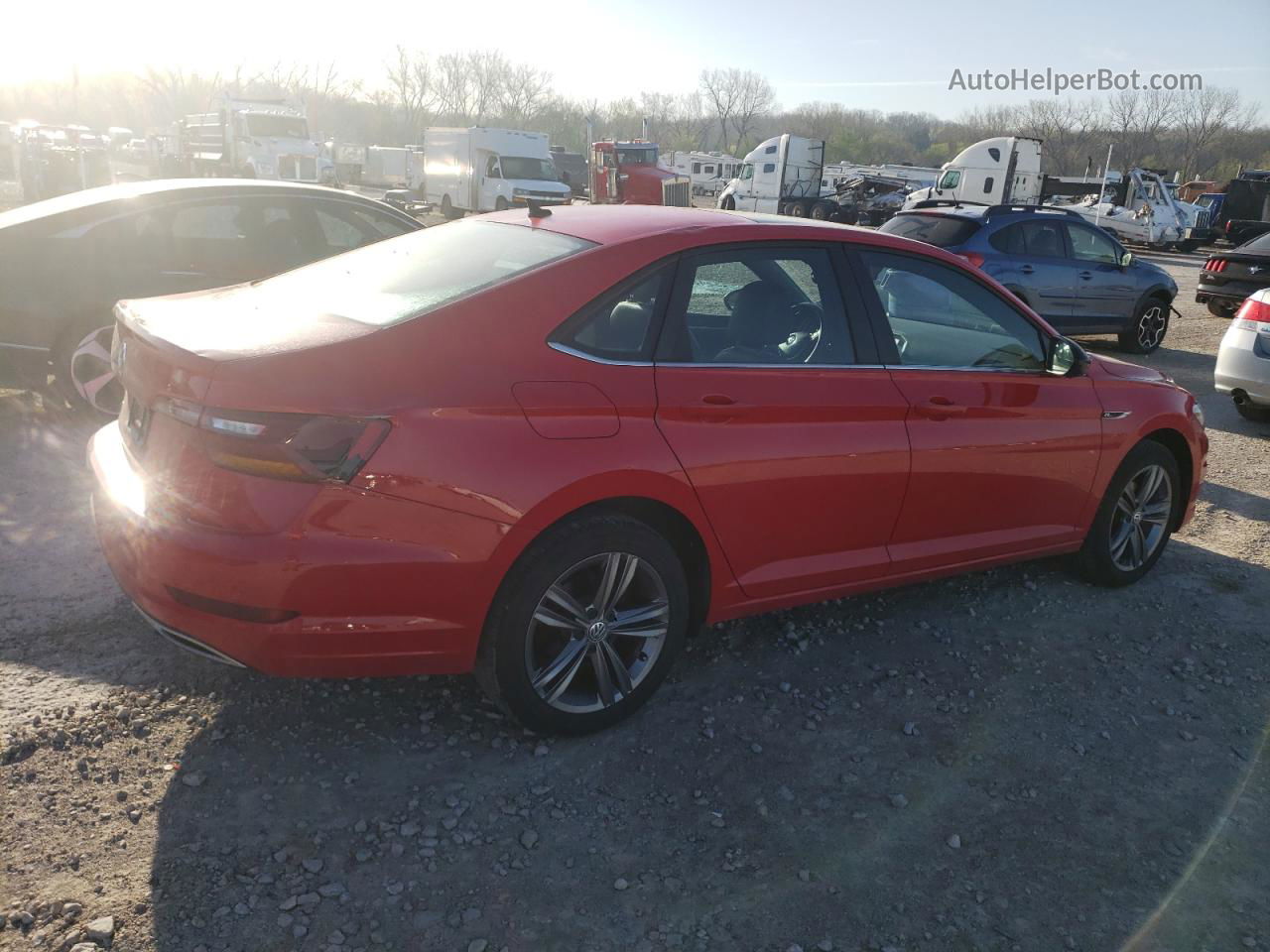 2019 Volkswagen Jetta S Красный vin: 3VWCB7BU1KM241921