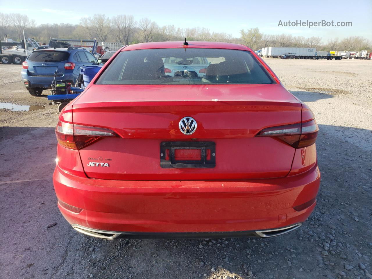 2019 Volkswagen Jetta S Red vin: 3VWCB7BU1KM241921