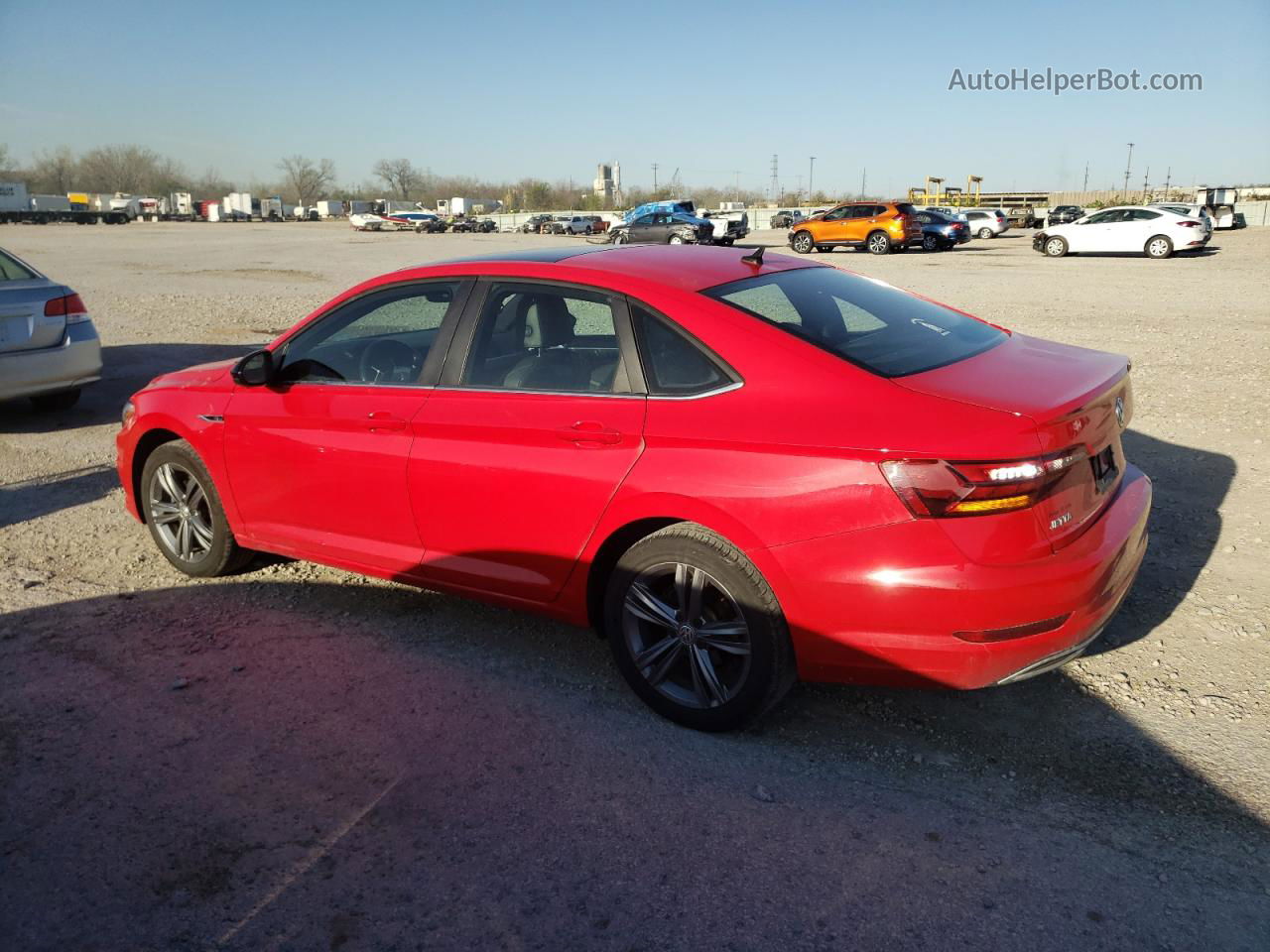 2019 Volkswagen Jetta S Red vin: 3VWCB7BU1KM241921