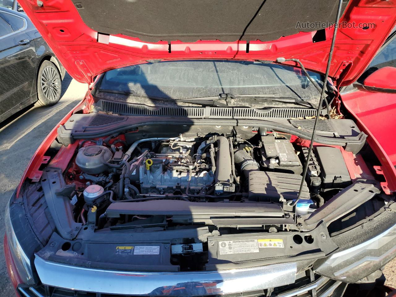 2019 Volkswagen Jetta S Red vin: 3VWCB7BU1KM252448