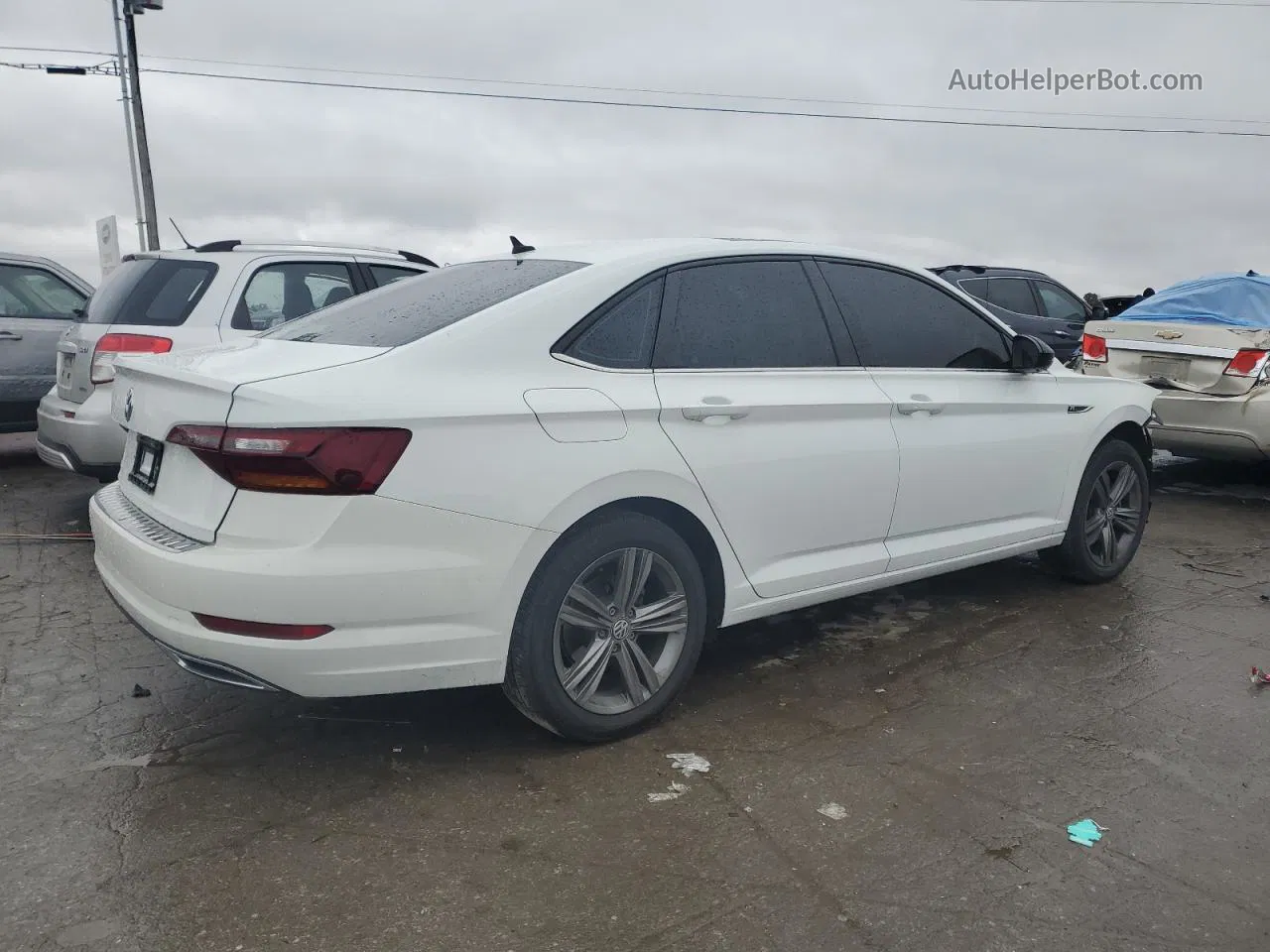 2019 Volkswagen Jetta S White vin: 3VWCB7BU2KM220897