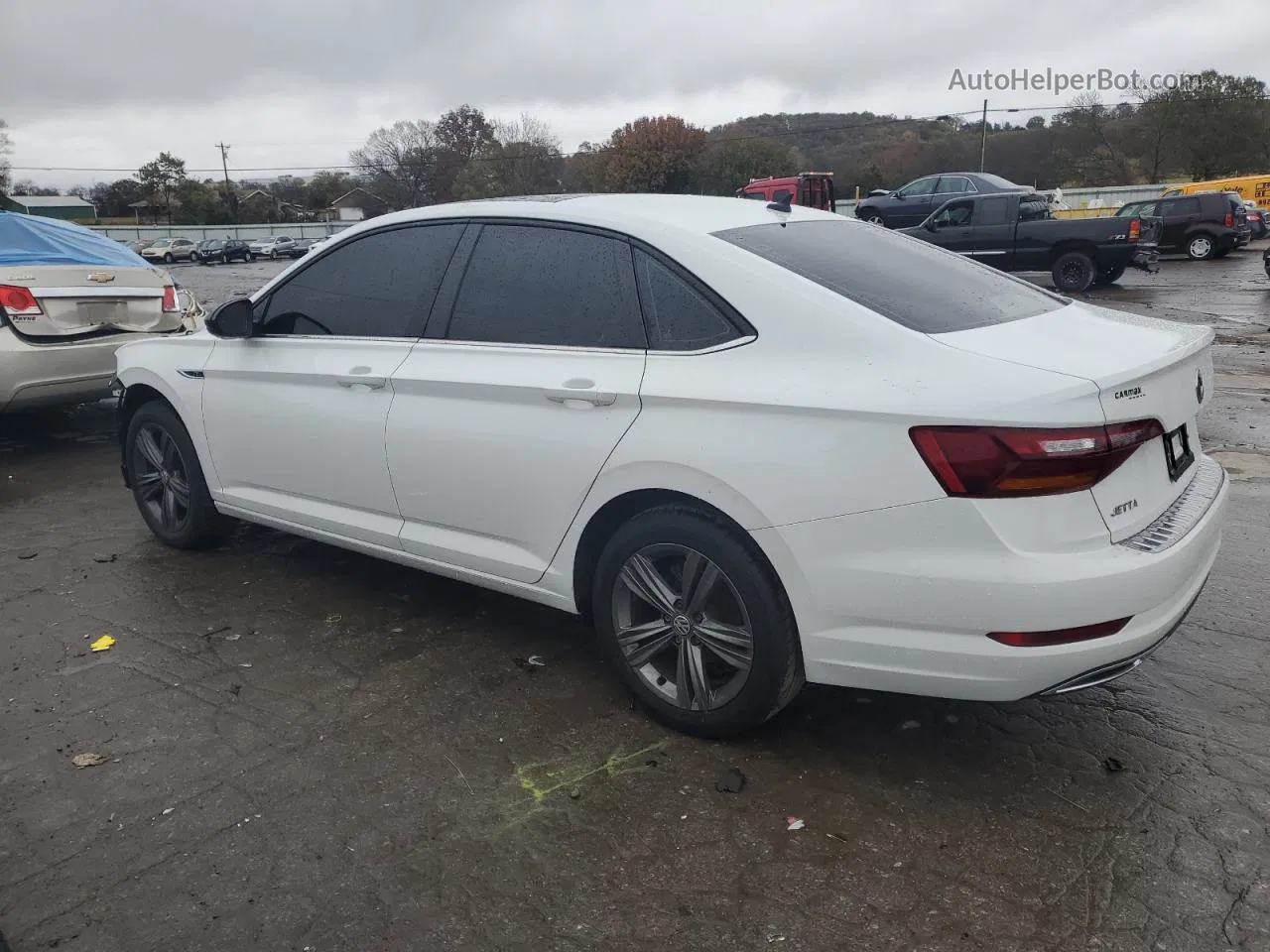 2019 Volkswagen Jetta S White vin: 3VWCB7BU2KM220897