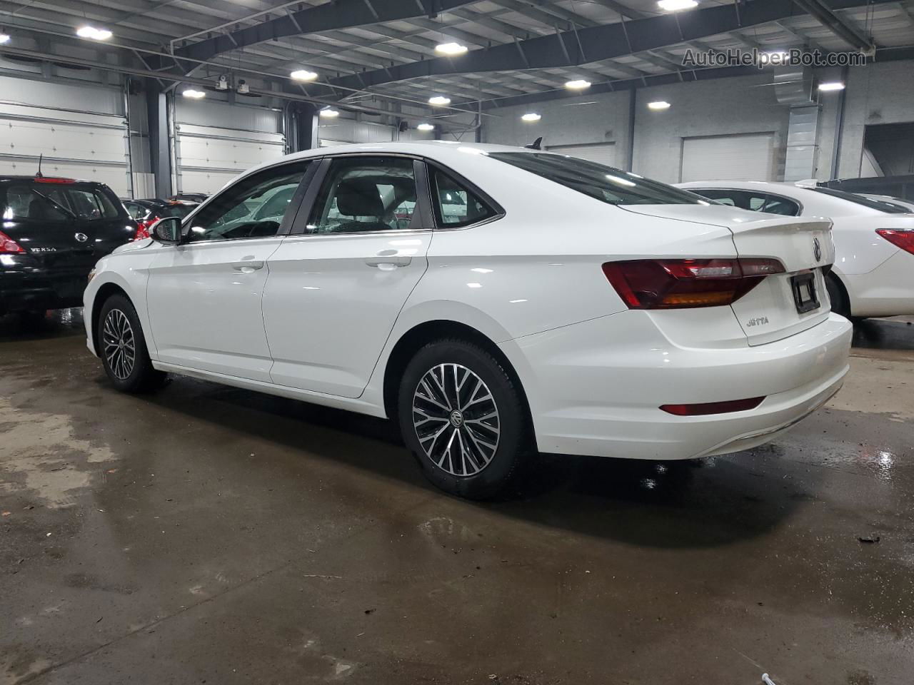 2019 Volkswagen Jetta S White vin: 3VWCB7BU2KM226974